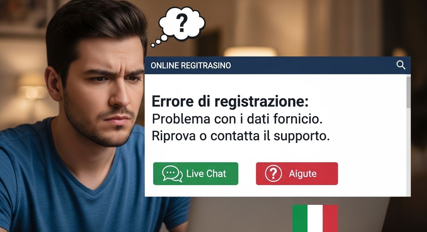 Risoluzione dei problemi di registrazione registration process